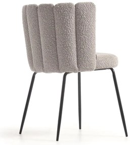 Szare krzesła zestaw 2 szt. Aniela – Kave Home