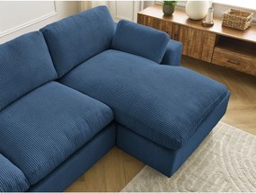 Niebieski sztruksowy narożnik Belair – Bobochic Paris