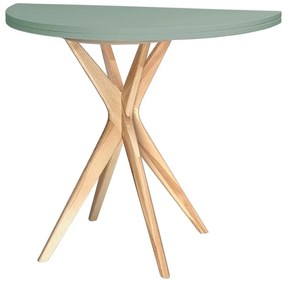 Stół półokrągły CUTTI 90x90 rozkładany szałwiowy/jesion RAGABA
