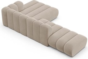 Beżowy narożnik (prawostronny) Lupine – Micadoni Home