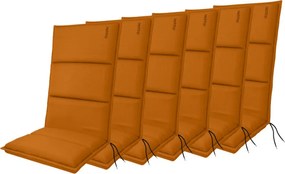 Doppler CITY 4411 wysoki - zestaw 6 szt. zestaw 6 szt. poduszek na krzesło z wysokim oparciem