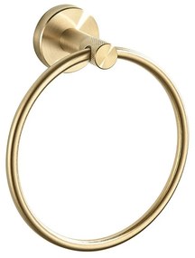 Wieszak łazienkowy RING 6610 Modern Złoty Szczotkowany