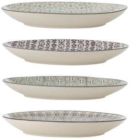 Zestaw 4 kamionkowych talerzy Bloomingville Karine, ø 25 cm