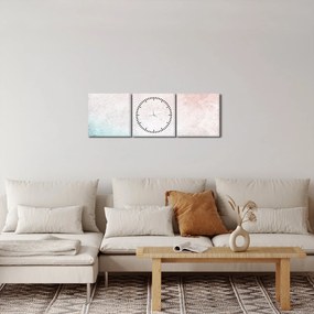 Obraz - Mandale na ścianie 2 (z zegarem) (90x30 cm)