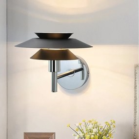 NETTLIFE Kinkiet wewnętrzny czarny - nowoczesna lampa do sypialni G9 bez żarówki (maks. 25 W)