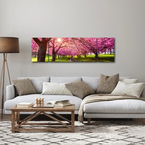 Obraz kwitnących czereśni, Hurd Park, Dover, New Jersey (170x50 cm)