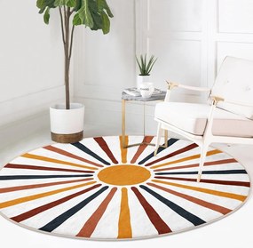 Okrągły dywan odpowiedni do prania i robotów sprzątających ø 80 cm Comfort – Mila Home