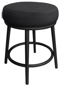 Taboret Ben noga metalowa czarna MG19