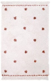 Beżowo-czerwony dywan Nattiot Wooly, 120x170 cm
