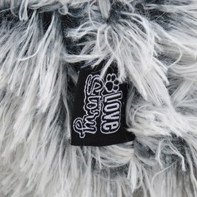 Białe legowisko dla psów 80x60 cm Fluffy Heather – Love Story