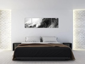 Obraz - Malowanie fal (170x50 cm)