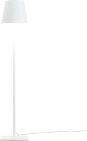 Lampa podłogowa Poldina White 230V z wtyczką 28x150cm - nowoczesny design z aluminium