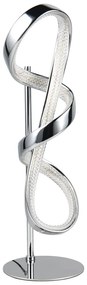 Lampa stołowa LED w kolorze srebra (wys. 47 cm) Padua – Trio