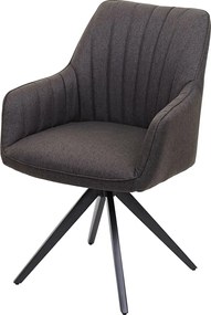 Krzesło do jadalni MCW-H73,  szaro-brązowy