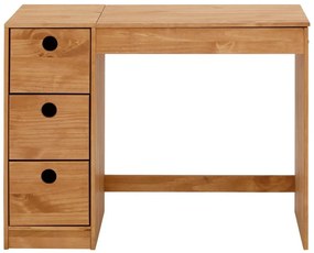 Biurko z litego drewna sosnowego 50x100 cm Alpi – Støraa