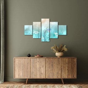 Obraz - Motyl w niebieskim (125x70 cm)