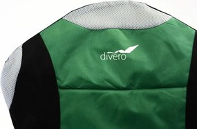 Zestaw 2 szt. składanych krzeseł kempingowych, wędkarskich Divero Deluxe - ziel