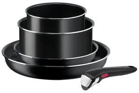 Zestaw garnków aluminiowych 5 szt. INGENIO EASY COOK & CLEAN BLACK L1549043 – Tefal