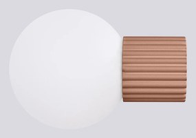 Jasnobrązowy kinkiet ø 12 cm Orbital – Sollux