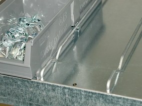 META Regały z pochyłymi półkami, 2000x1000x500 mm, dodatkowy