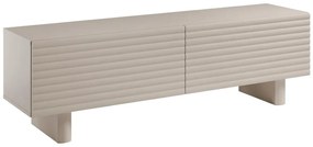 Szafka RTV 2-drzwiowa z MDF - 150 cm - Beżowy - LUDIMA