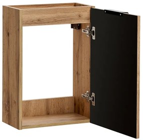 Szafka pod umywalkę w kolorze dębu 40 cm T9-W46