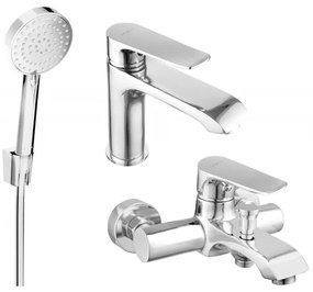 Mexen Pecos R75 zestaw wannowy, chrom - 72703R75-00