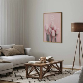 Plakat Sześć tulipanów 21x30 cm z ramą złotą bez marginesu ARTGEIST B