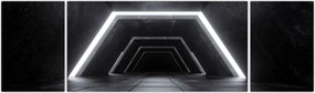 Obraz - Futurystyczny tunel (170x50 cm)
