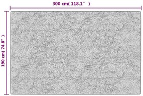 Nowoczesny elegancki szary dywan 190x300 cm B5-K32
