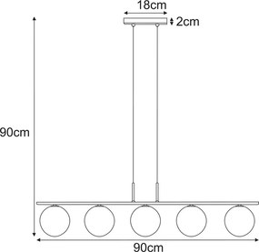 Lampa wisząca grafitowa P8-M37