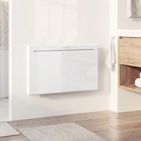 HOMCOM Inteligentny panel grzewczy 1500 W, wolnostojący/montaż ścienny, ogrzewanie elektryczne z 7-dniowym timerem, wykrywanie otwartego okna, ochrona przed mrozem, biały | Aosom PL