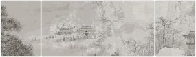 Obraz - Chiński krajobraz (170x50 cm)