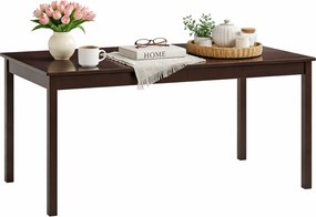 Ciemnobrązowy stół z drewna sosnowego F1-S30