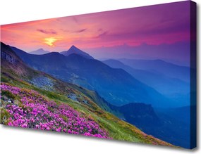 Obraz canvas na ścianę Panorama Górskiej Polany