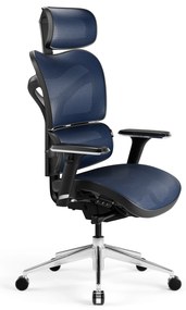 Fotel ergonomiczny Diablo V-Commander: Czarno-Niebieski