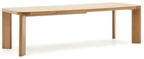 Rozkładany stół z blatem w dekorze dębu 100x200 cm Jondal – Kave Home