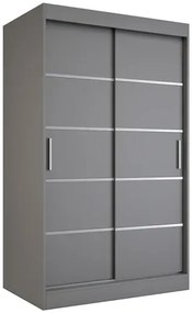 Antracytowa szafa przesuwna 120 Z4-C62