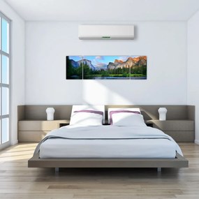 Obraz dzikiego górskiego krajobrazu (170x50 cm)