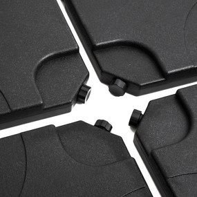 Podstawa stojak do parasola z krzyżakiem podłogowym outsunny