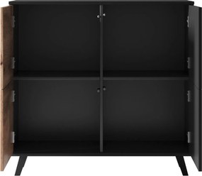Komoda z ryflowanym frontem Random KM-2
