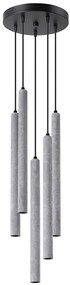 Betonowa industrialna lampa wisząca - A382 G5-L08