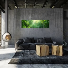 Obraz - Las deszczowy (170x50 cm)