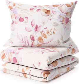 PrzytulneMieszkanie.pl PrzytulneMieszkanie.pl Pościel z mikrofibry FLORANY białe Rozmiar pościeli: 70 x 90 cm | 140 x 200 cm