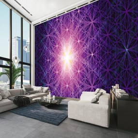 Fototapeta - Fioletowa energia (196x136 cm)