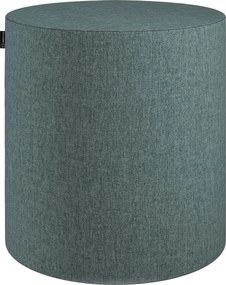 Puf Barrel kolor niebieski tkanina strukturalna