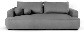Szara rozkładana sofa z materiału bouclé 247 cm Quinoa – Bonami Selection