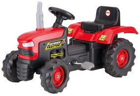 Dolu Duży traktor na pedały, czerwony