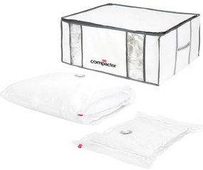 Tekstylny pojemnik do przechowywania ubrań próżniowy/usztywniany 65x45x26,5 cm Life – Compactor