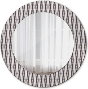 Lustro z nadrukiem okrągłe Geometryczny wzór kropek